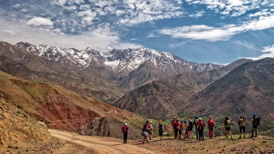 Atlas Mountains: Ijoukak and 4 Valleys with Camel Ride - Walking through a traditional Berber village