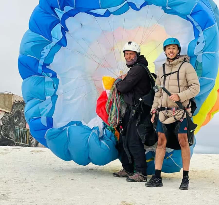 Atlas Paragliding & Agafay Desert Adventure from Marrakech - What the 20-minute tandem flight feels like