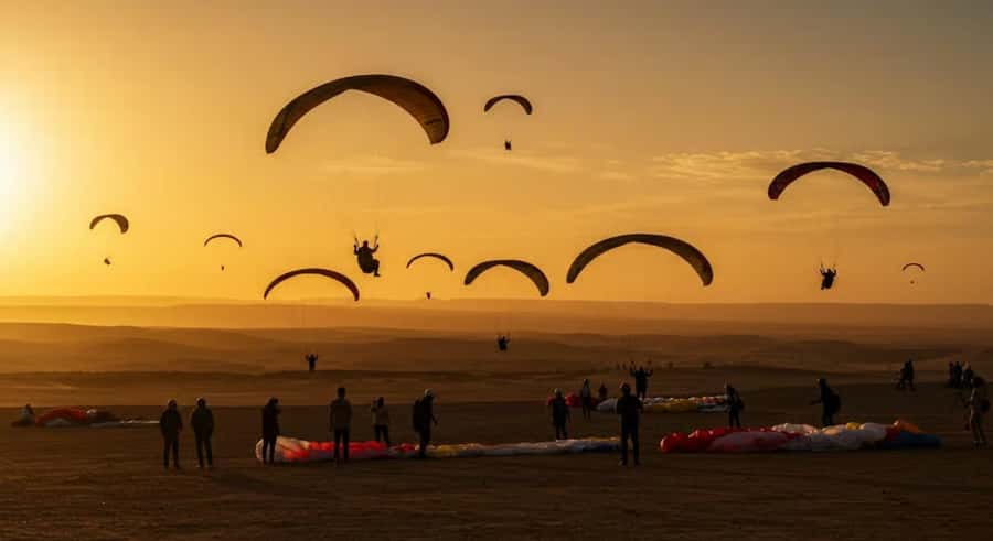 Atlas Paragliding & Agafay Desert Adventure from Marrakech - The move from mountain air to Agafay rock