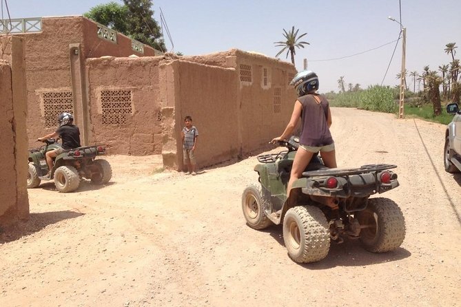 ATV Quad biking in Marrakech desert palmgrove - What the $37.08 price really covers