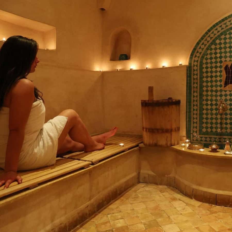 Best Traditional Moroccan Hammam Spa Experience - The 45-minute horsehair-glove scrub