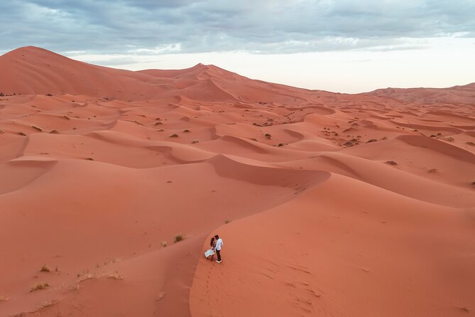Camel Trekking & 1 Night in Merzouga Desert Camp - Sunset from the high dunes