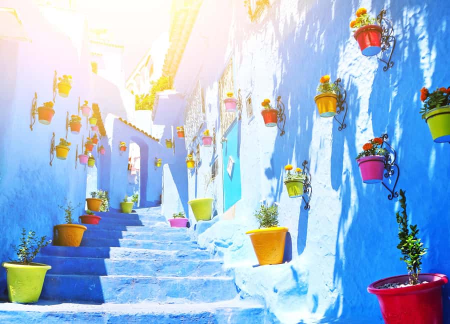 Casablanca: 6-Day Tour To Marrakech Via Chefchaouen & Desert - Fes: a guided walk through the old city