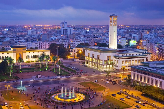 Casablanca City Night Tour and Traditional Moroccan Dinner - Ain Diab and the Corniche after dark