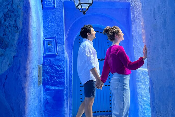 chefchaouen tours - Walking uphill to the old Spanish Mosque