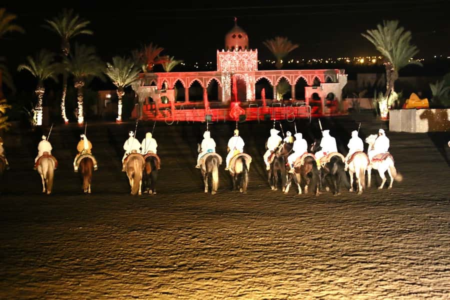 Chez Ali Dinner & Horsemen Show From Marrakech - Leaving Marrakech for the Palmerie