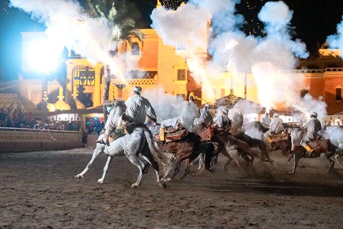 Chez Ali Fantasia Folklore Show Ticket with Moroccan Dinner - Fireworks, horses, and the strongest five minutes
