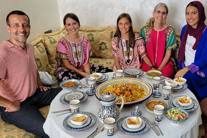 Cook Moroccan Food & Try on Traditional Clothes like a local - Cooking with Wissal and her mother