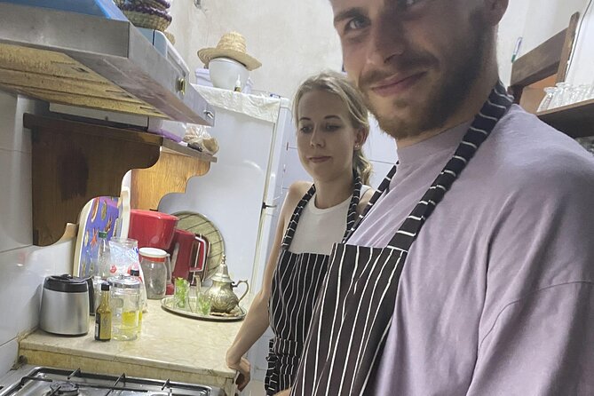 Cooking Class with Bread Workshop and Pastry in Fes - Shopping for ingredients in a traditional market