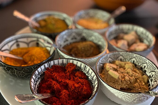 Cooking class with Yassine and family - Learning the Moroccan spice cupboard