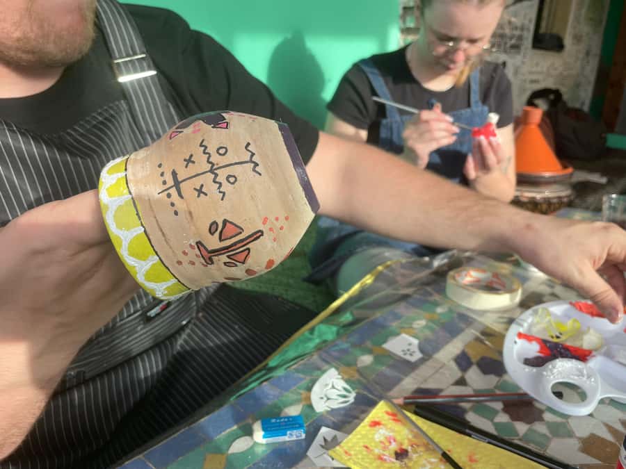 Creative Painting on Fes Pottery - Is $14 a good value?