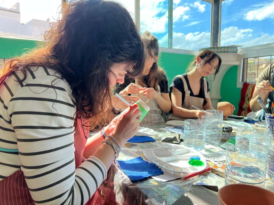 Creative Painting on Fes Pottery - What to know before you book