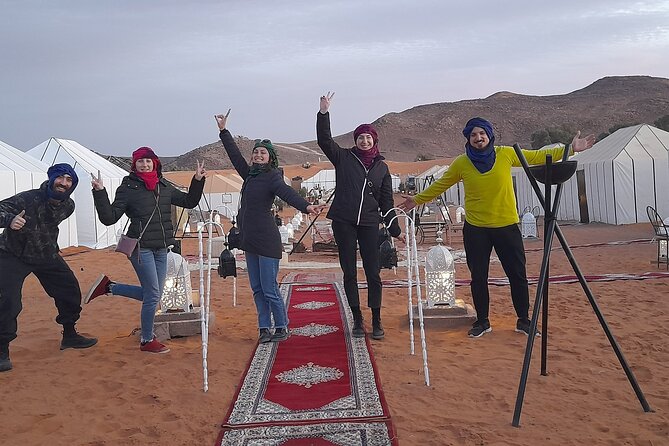 Day Trip and one night in Luxury camp merzouga - Sunrise and the morning after