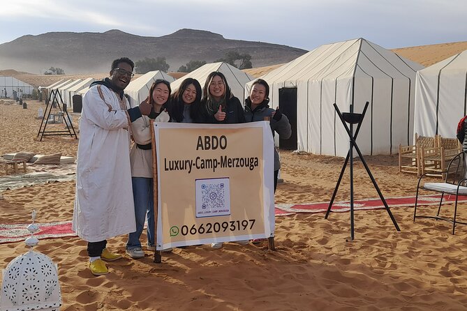 Day Trip and one night in Luxury camp merzouga - What $81.42 buys you