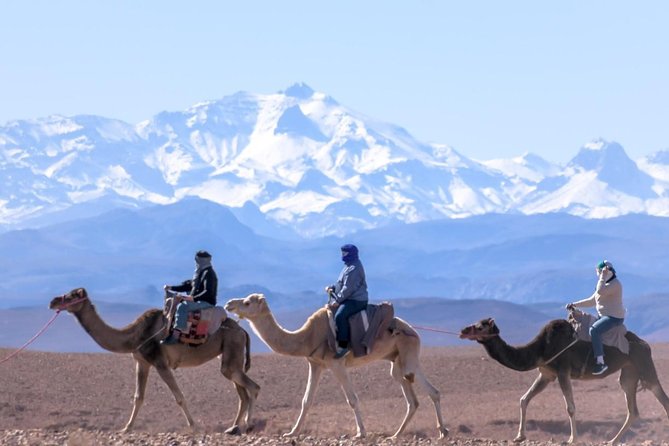 Day Trip:Berber Villages and 4 Valleys Atlas Mountains &Waterfu l& camel Ride - Leaving Marrakech for the Moulay Brahim Gorge