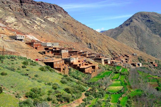 Day Trip:Berber Villages and 4 Valleys Atlas Mountains &Waterfu l& camel Ride - Walking Through Imlil Valley and Berber Villages