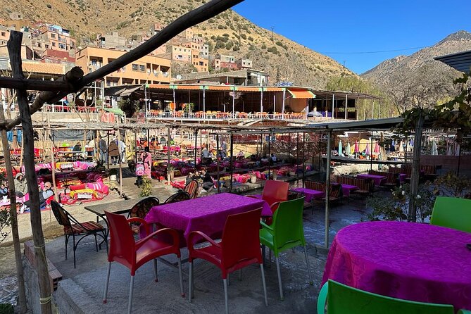 Day Trip to Ourika Valley & Atlas Mountains from Marrakech - Tnine Ourika’s wide mountain view