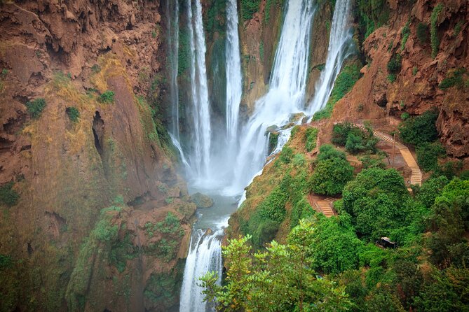 Day Trip to Ouzoud Waterfalls with Guide and Boat Trip - The 8:00 a.m. departure and Atlas Mountain road