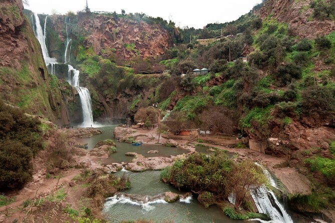 Day Trip to Ouzoud Waterfalls with Guide and Boat Trip - Moroccan lunch with the falls as your backdrop