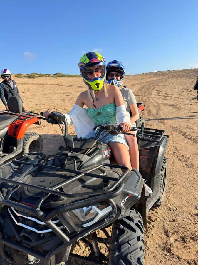 Desert & Beach Quad Adventure With Camel Ride - Mint tea, pastries, and a view