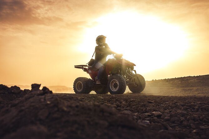 Desert D'Agafay Package - Quad, Dromedary and Dinner Show - One hour on a quad over stony ground
