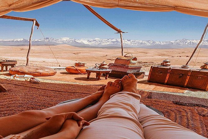 Dinner at Sunset & Camel ride in Marrakech desert Agafa - The guide can make a basic outing feel personal