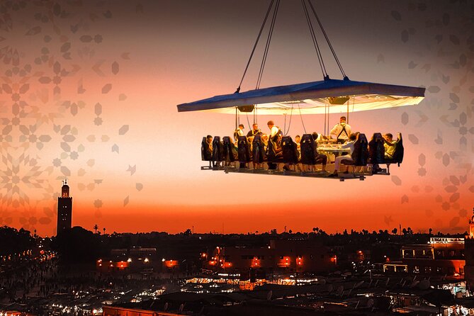 Dinner in the Sky Marrakech - A Meal Above Al Maaden Golf Marrakech