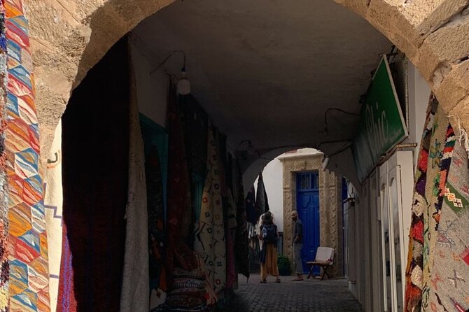 Essaouira excursion 1 day departure from Agadir - Entering the medina with a local guide