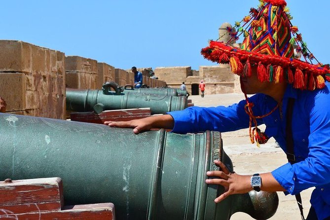 Essaouira-Full-Day-Trip-From-Marrakech - The Sqala and the Atlantic view