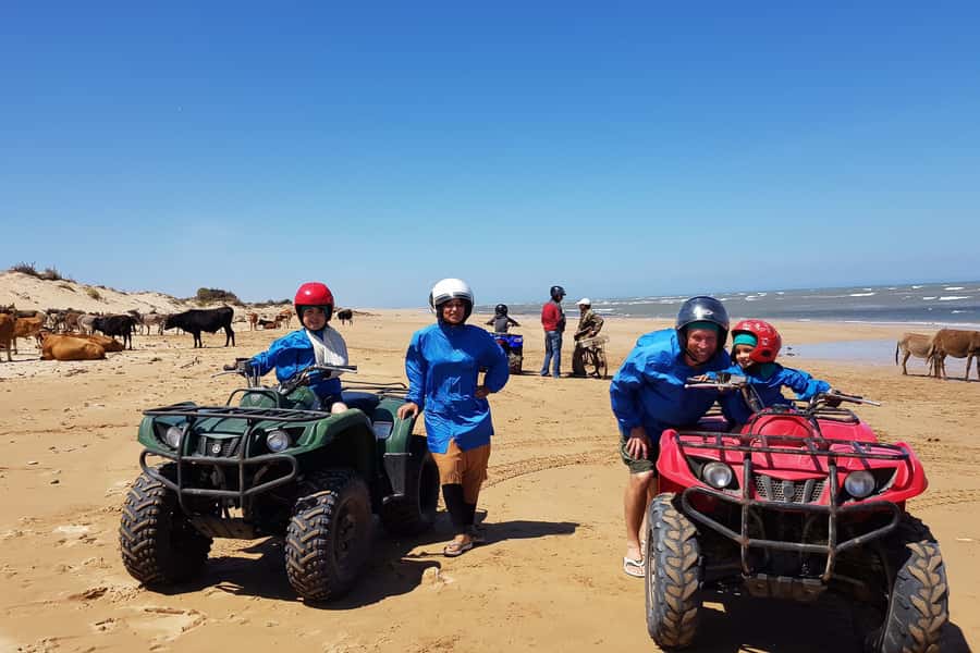 Essaouira P3: Quad tour forest beach dunes (free transfer) - What the $37 price includes