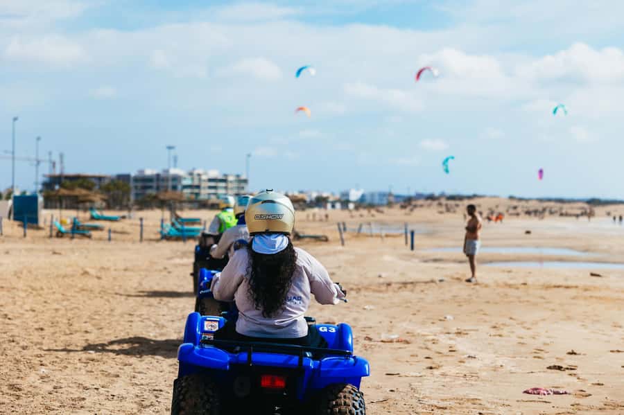 Essaouira Sand Dunes: Half Day Quad Bike Tour - Diabat beach and the first long coastal run