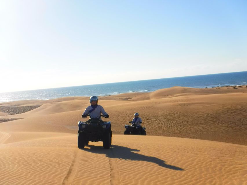 Essaouira Sand Dunes: Half Day Quad Bike Tour - Rocky tracks, forest, and the southern coastline
