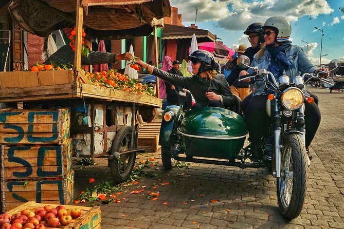 Essential Ride by sidecar (Marrakech off the beaten path) 1h30 - Key points to know before you book
