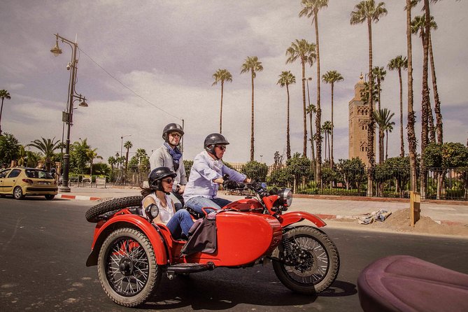 Essential Ride by sidecar (Marrakech off the beaten path) 1h30 - Why a sidecar is a smart way to meet Marrakech