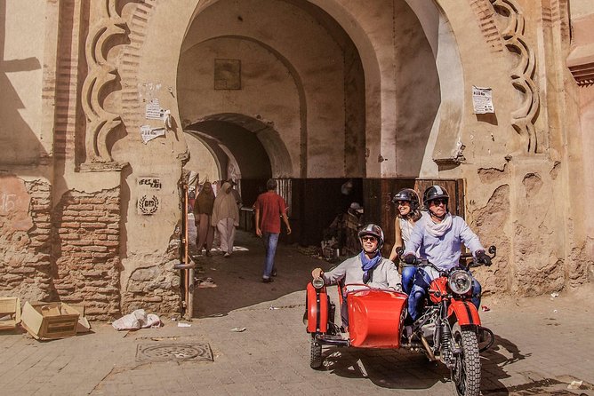Essential Ride by sidecar (Marrakech off the beaten path) 1h30 - Guéliz: art deco, broad streets, and a different Marrakech