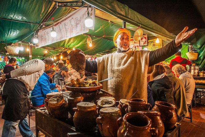 Evening Marrakech: Gastronomic and Market Tour Inside the Medina - Three market tastings, including ghoulal