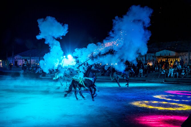 Fantasia Dinner Show Chems Ayour Agadir with Convenient Transfers - The Fantasia arena and Tbourida horse riding