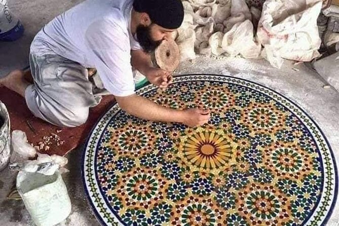 Fez Guided Tour of Artisans and Handicrafts Full-Day Private Tour - Workshops in the medina, from zellij to pottery