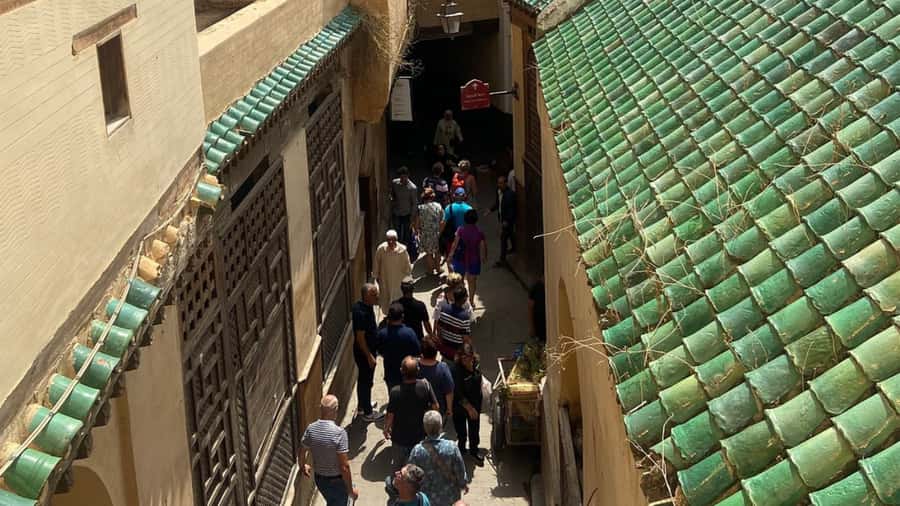 Fez Medina Guided Tour - Nejjarine Fountain and the wooden arts museum