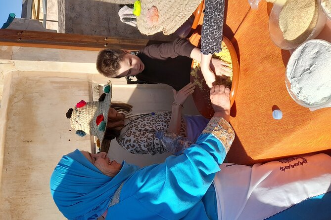 Fez view cooking with grandmother - From Hotel Batha to a Fez food market