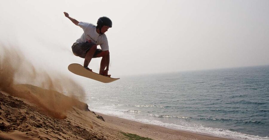 From Agadir or Taghazout: Desert Sand Boarding Tour w/ Lunch - Tabouga Mountain and the First Big View