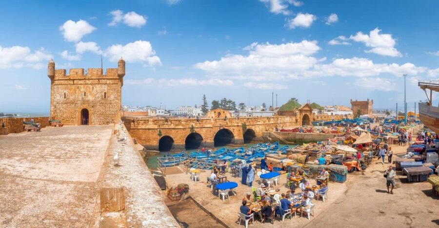 From Agadir or Taghazout: Essaouira Day Trip with Transfer - Bab El Marse port and the Sqala cannons