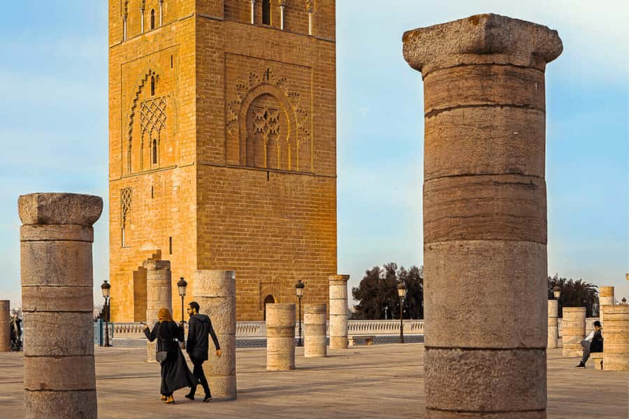 From Casablanca: Rabat Imperial City Day Trip - Kasbah of the Udayas: blue-and-white lanes above the river