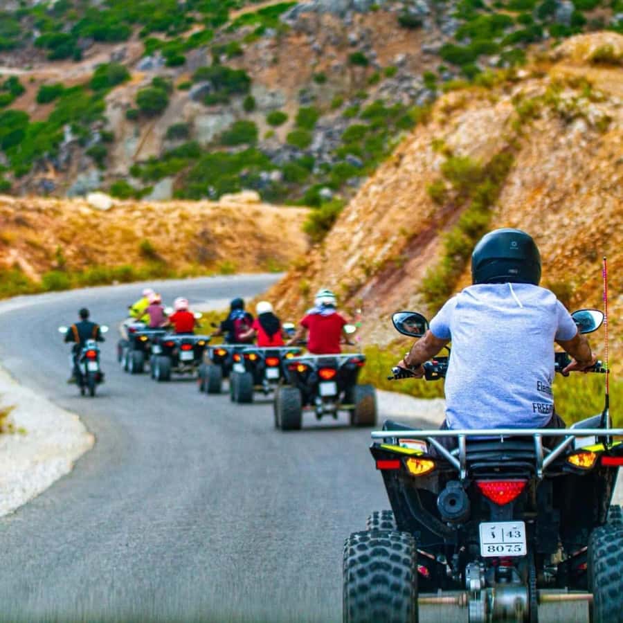 From Chefchaouen: ATV-Quad Guided Tour to Akchour Waterfall - Riding the winding roads toward Akchour