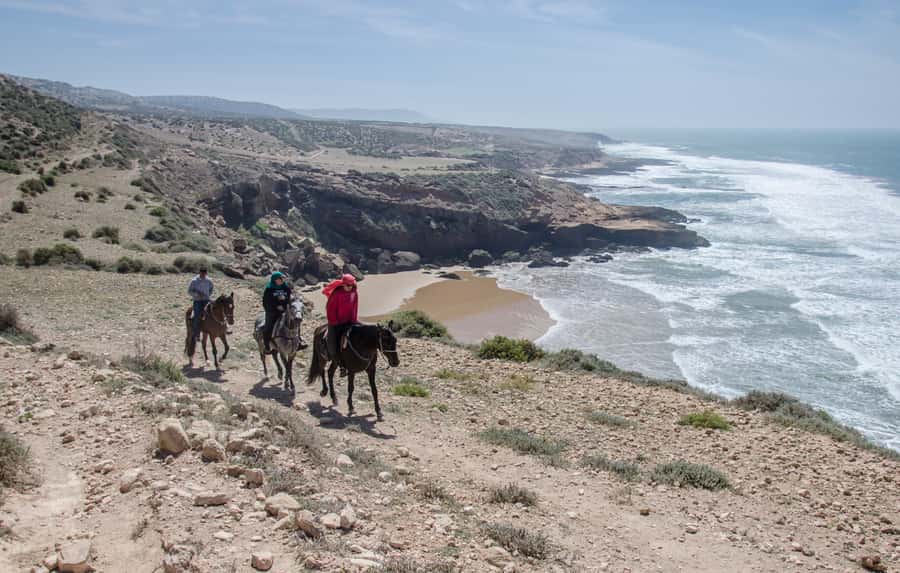 From Essaouira: 2h Horseback Ride with Sunset - The wide beach near Diabat