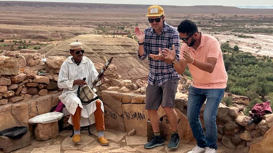 From Fes: 3 Days and 2 Nights Desert Trip to Marrakech - Dinner, drums, and a night in the Sahara