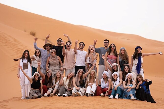 From Fes: Unforgettable Desert Tour to Marrakech 3-Day - Sleeping at Erg Chebbi under the stars