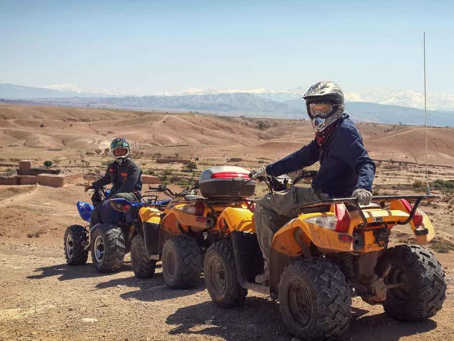 From Marrakech: Adventure Quad Ride in La Palmeraie - The Berber village portion