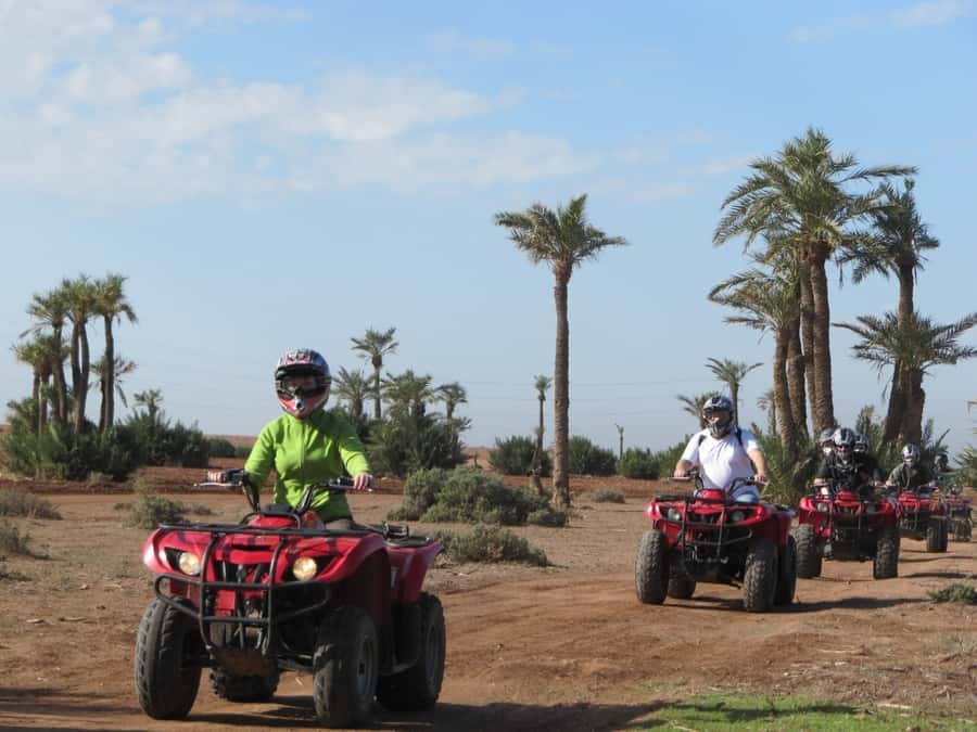 From Marrakech: Adventure Quad Ride in La Palmeraie - Leaving Marrakech for the palm groves