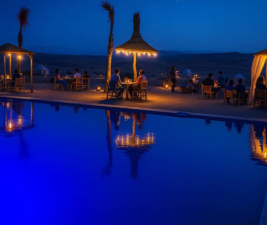 From Marrakech: Agafay Desert Dinner and Optional Camel Ride - Lalla Takerkoust and the argan cooperative stop
